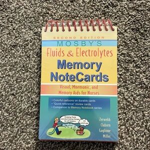 Fluids and Electrolytes Memory Notecards